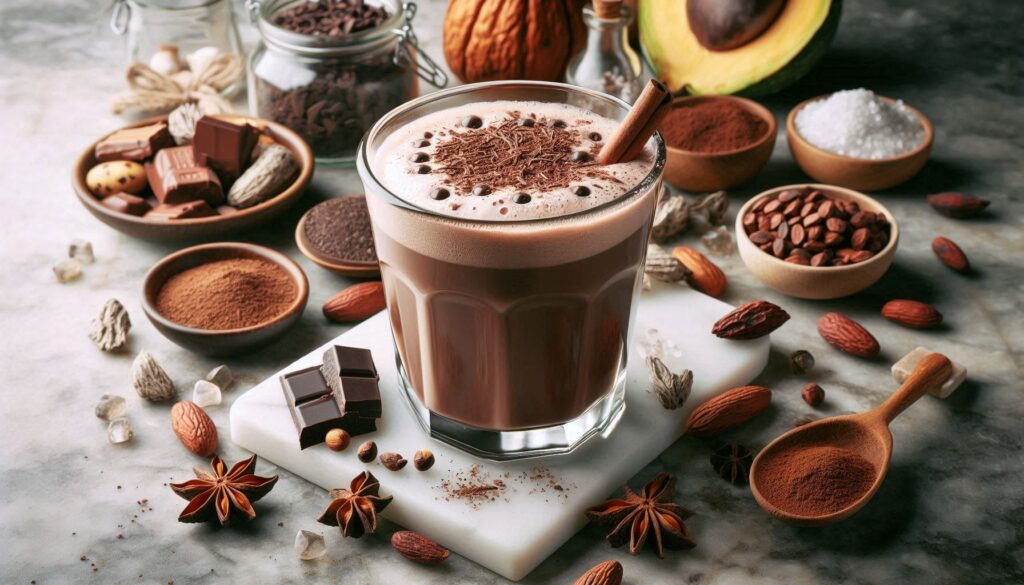 Bebida de Cacau com Maca Peruana