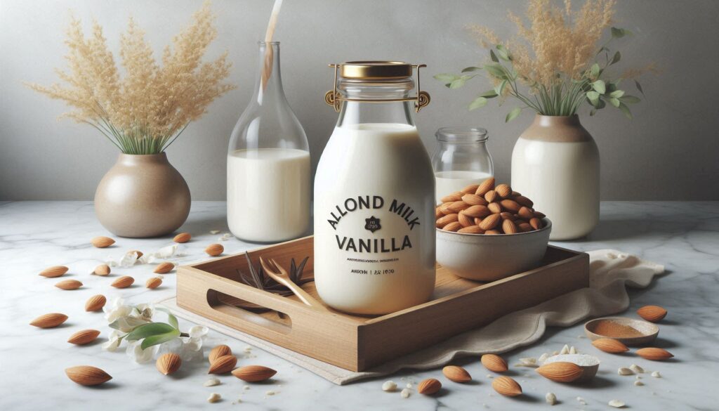 Leite de Amêndoas com Baunilha