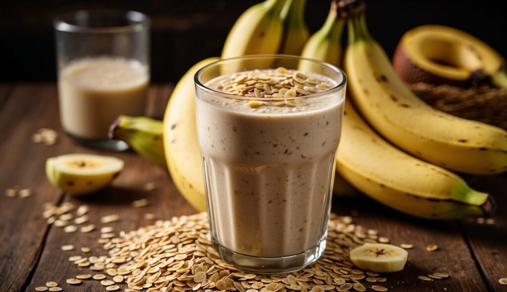 Smoothie de Banana e Aveia