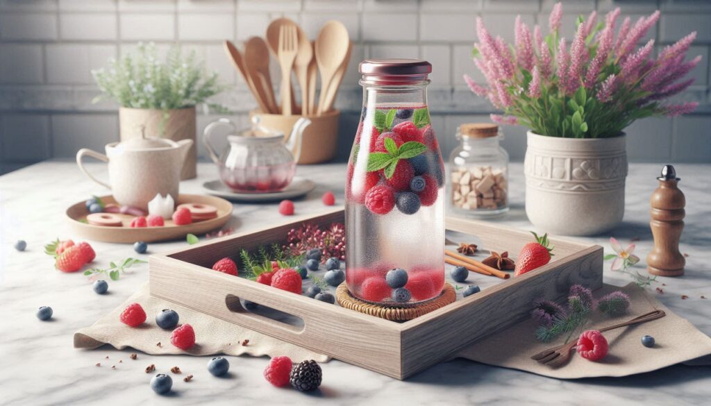 Água Saborizada de Frutas Vermelhas