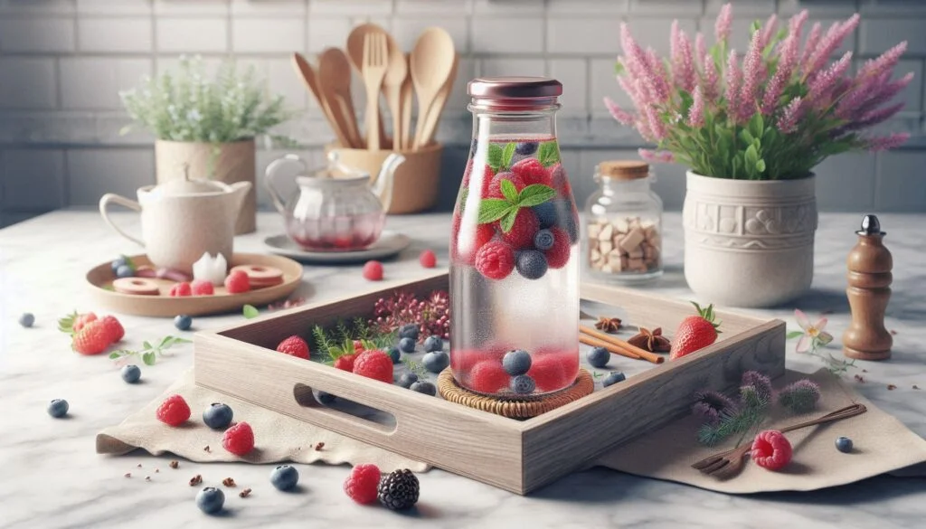Água Saborizada de Frutas Vermelhas