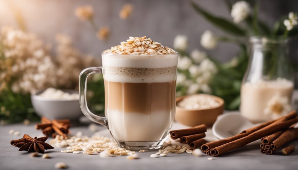 Latte de Leite de Aveia com Canela