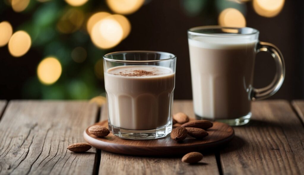 Leite de Amêndoas e Cacau